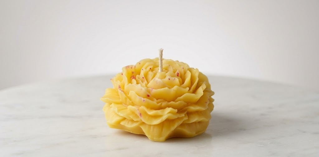 Aurelia Ivory Peony Bloom Candle